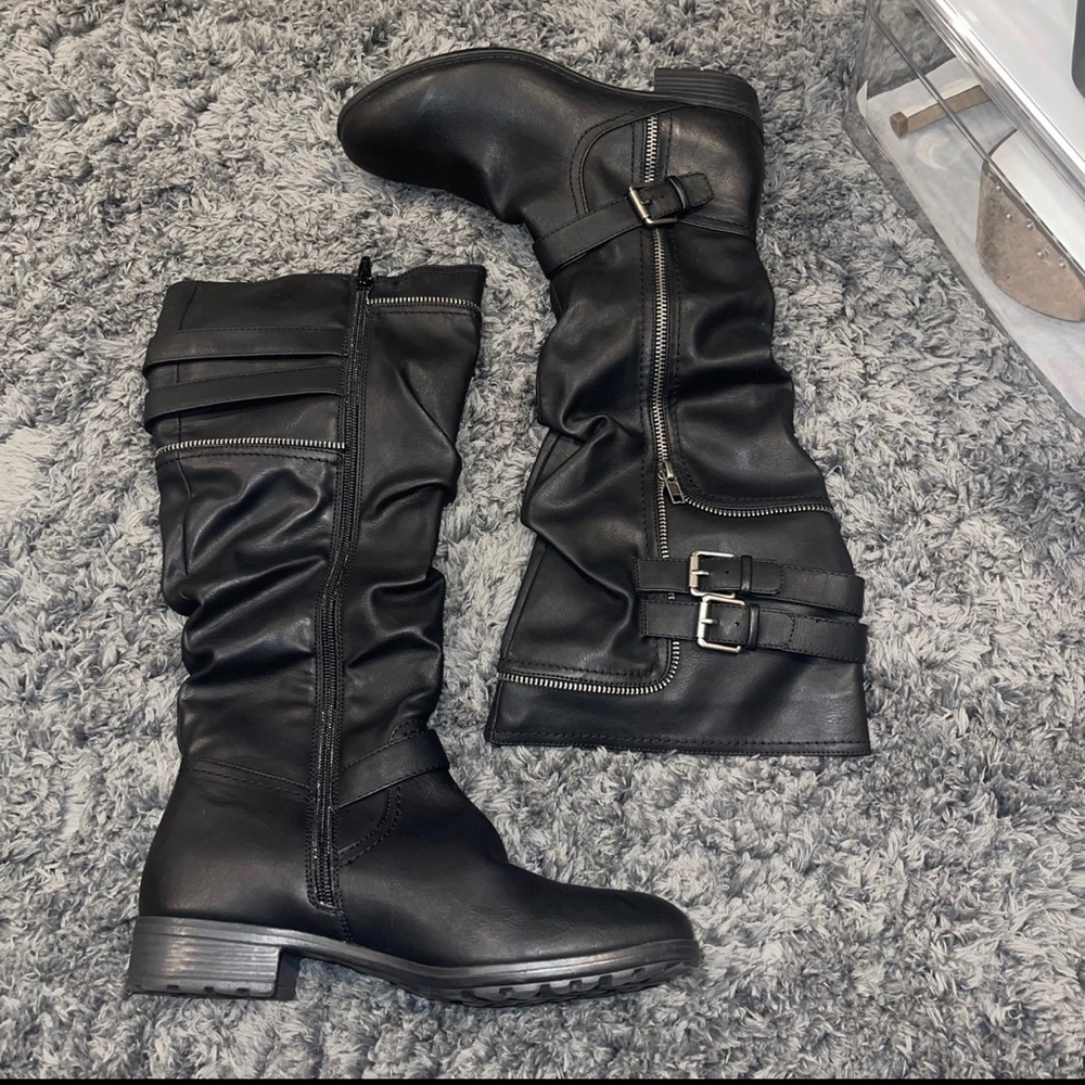 White Mountain Knee High Ranger Boots 7.5